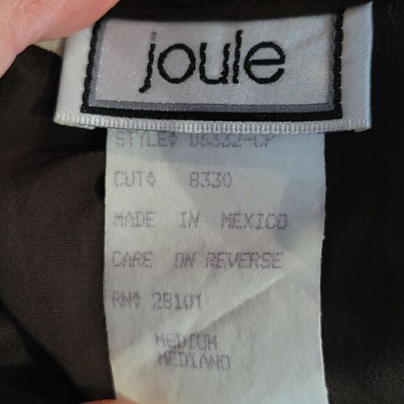 Vintage Joule polyester brown floral mini dress. - Picture 6 of 16